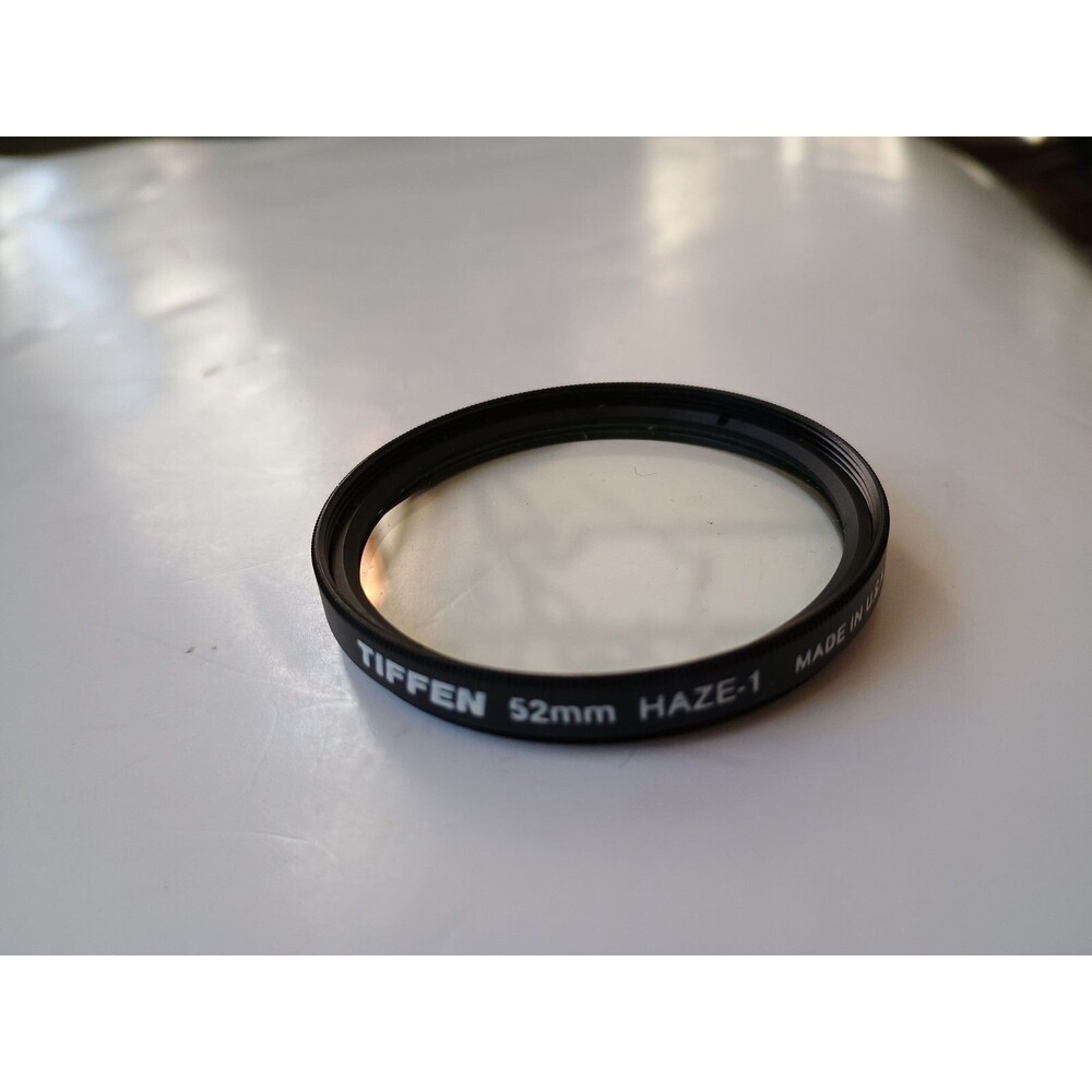 Tiffen 52mm Haze-1 clear filter USA for Canon Nikon Pentax any brand Skylight
